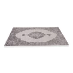 New Venus Vintage Medallion Rug, Stone & Grey – 300x200 Cm