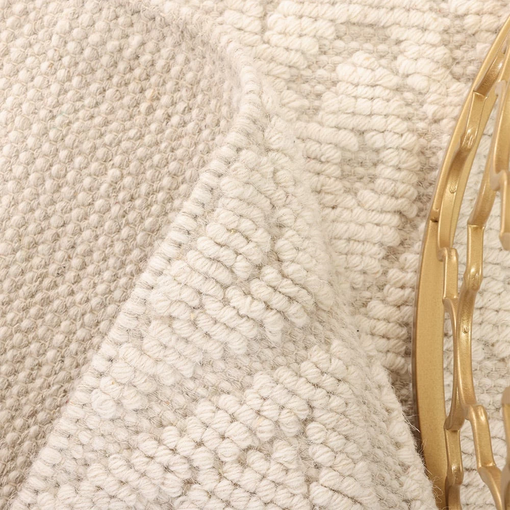 Dana Handwoven Rug, Beige – 200x300 Cm 5 Dana Handwoven Rug, Beige – 200x300 Cm - Image 5