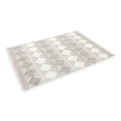 Agra Carpet, Light Grey & White - 240x320 Cm