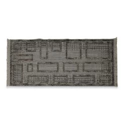 Valencia Textured Rug, Taupe & Antrasit β 80x200 Cm