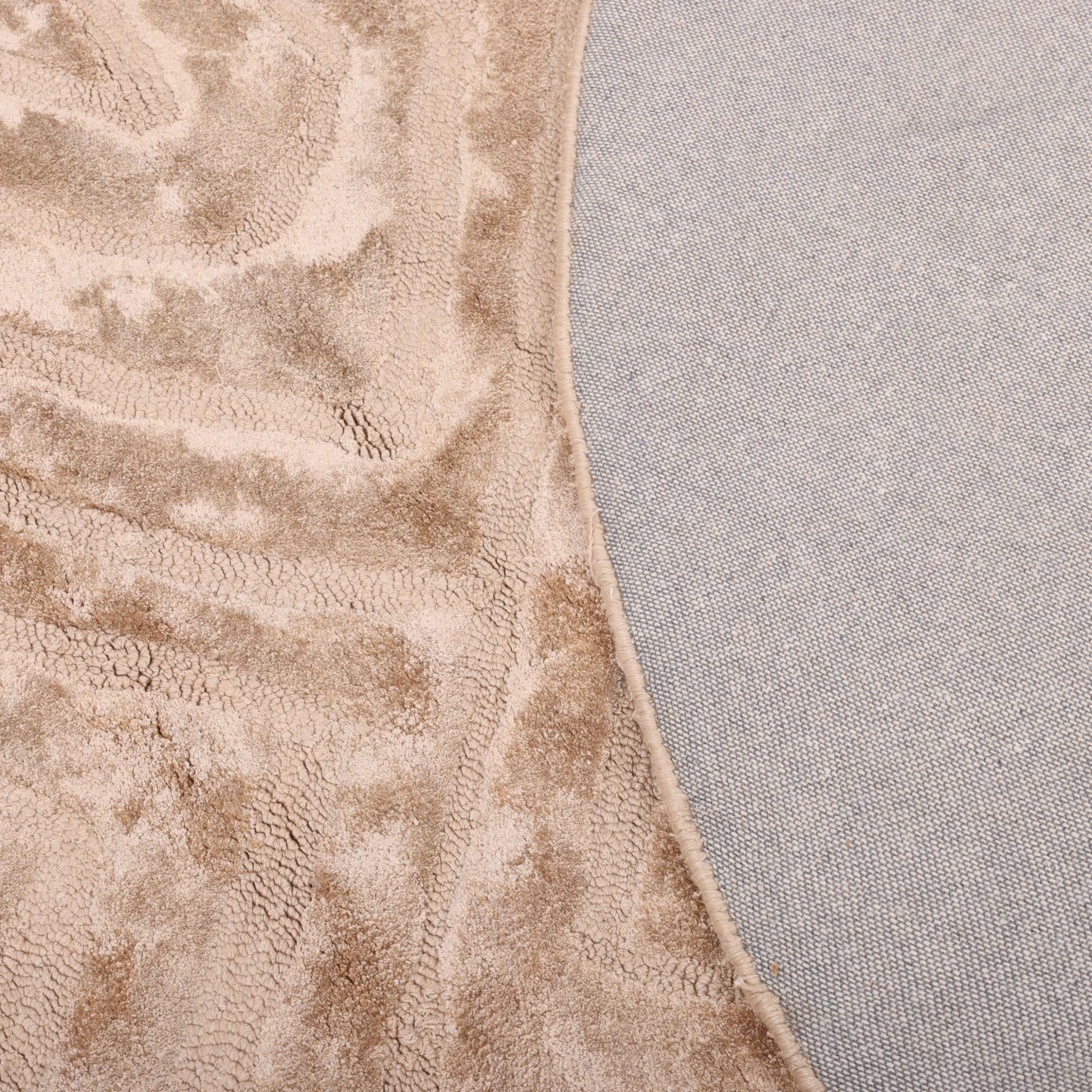 Erin Hand-Tufted Viscose Rug, Beige & Gold – Large, 240 Cm 3 Erin Hand-Tufted Viscose Rug, Beige & Gold – Large, 240 Cm - Image 3