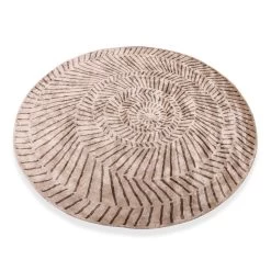 Nova Hand-Tufted Viscose Rug, Sand – Large, 240 Cm