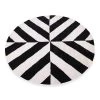 Dori Hand-Tufted Viscose Rug, Black & White – Large, 240 Cm