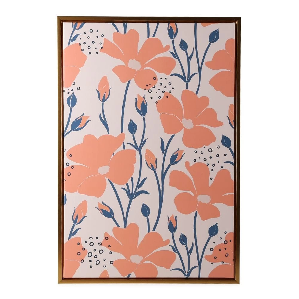 Flora 2-Piece Canvas Framed Art Set, Multicolour – 54x79 Cms 3 Flora 2-Piece Canvas Framed Art Set, Multicolour – 54x79 Cms - Image 3