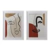 Bletilla 2-Piece Canvas Framed Art Set, Multicolour - 53x73 Cms