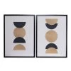 Geo Framed Art, Gold & Black – Set Of 2