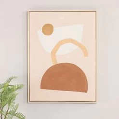 Ura Framed Canvas Art, Multicolour - 60x80 Cm