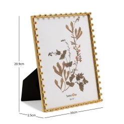 Terre 8x10 Photo Frame, Gold - 25x20.9 Cm 7 Terre 8x10 Photo Frame, Gold - 25x20.9 Cm -decoration 5110300201900 4