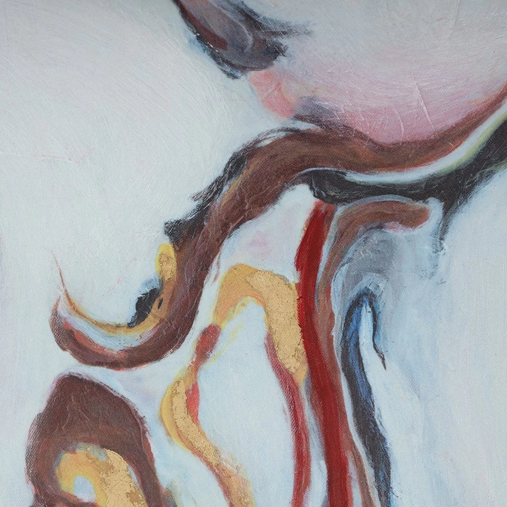 Set Of 3 Pink Colorful Canvas Art, Multicolour - 90x60 Cms 2 Set Of 3 Pink Colorful Canvas Art, Multicolour - 90x60 Cms - Image 2