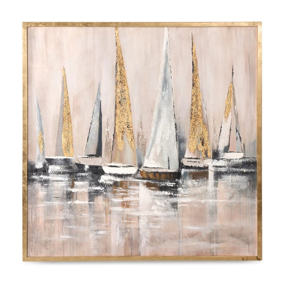 Sailing Framed Wall Art, Multicolour – 127x127 Cm 1 Sailing Framed Wall Art, Multicolour – 127x127 Cm