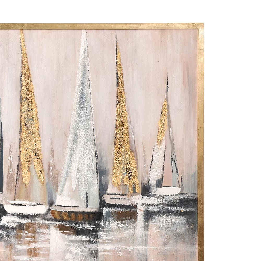 Sailing Framed Wall Art, Multicolour – 127x127 Cm 2 Sailing Framed Wall Art, Multicolour – 127x127 Cm - Image 2