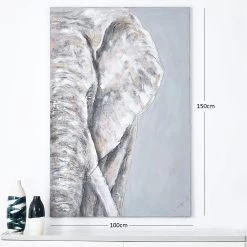 Mig Unframed Wall Art, Grey - 100x150 Cm