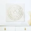 Radial Unframed Wall Art, Gold - 80x80 Cm
