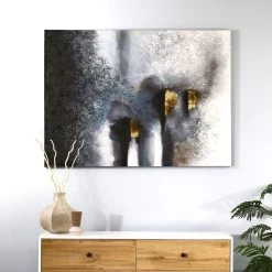 Sky Unframed Wall Art, Blue, White - 110x150 Cm