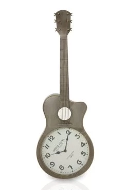 Hanging Clock - Grey Whitewash, 35.5 X 104cms