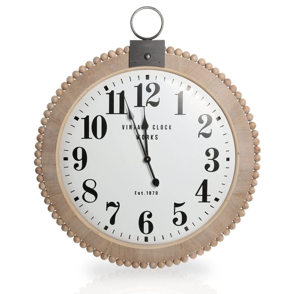 Round Hanging Clock – 92 X 79 Cms 1 Round Hanging Clock – 92 X 79 Cms