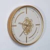 Fliss Wall Clock, Gold - 46 Cm