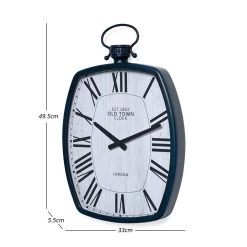 Coast Wall Clock, Blue - 33x5.5x49 Cm -decoration 5110300601878 4
