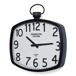 Coast Wall Clock, Black - 40x5.5x42 Cm
