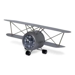 Take Off Wall Clock - Silver, 40x8x15 Cm