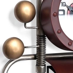 Steer Wall Clock - Red, 52x12.5x66.5 Cm -decoration 5110300601922 3