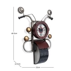Steer Wall Clock - Red, 52x12.5x66.5 Cm -decoration 5110300601922 5