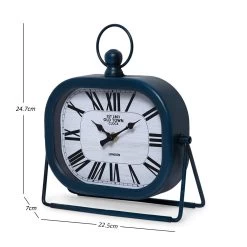 Coast Table Clock, Blue - 22.5x7x24.5 Cm -decoration 5110300601939 3