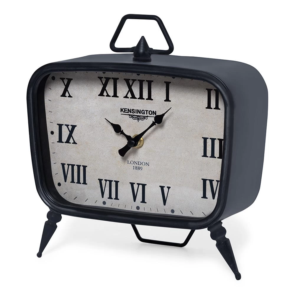 Coast Table Clock, Black - 22x8.5x25 Cm 1 Coast Table Clock, Black - 22x8.5x25 Cm