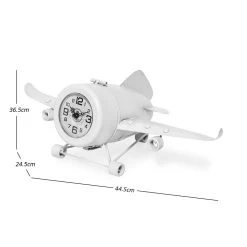 Take Off Table Clock, White - 42x23x14 Cm -decoration 5110300601953 4