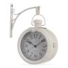 Vintage Wall Clock, White - 28x11.5x31 Cm