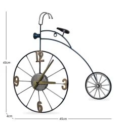 Steer Wall Clock, Black & Gold - 45x4x43 Cm -decoration 5110300602011 4