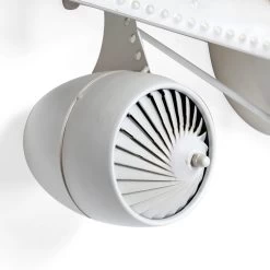 Take Off Wall Clock, White - 145x20x43 Cm -decoration 5110300602059 3