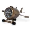 Take Off Table Clock, Gold - 23x16x13 Cm