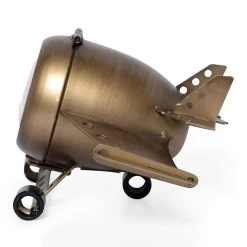 Take Off Table Clock, Gold - 23x16x13 Cm -decoration 5110300602080 3