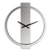 Stike Wall Clock, Silver - 44x50 Cm
