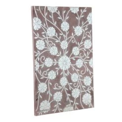 Floral Mosaic Wall Panel, Blush Pink - 122 X 80 Cms