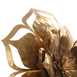 Flower Wall Décor (43 X 42 Cms, Gold) -decoration 5110300800752 3