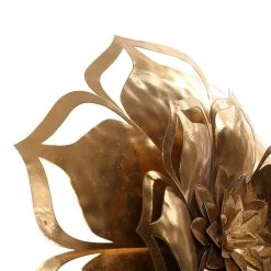 Flower Wall Décor (33 X 32.5 Cms, Gold) -decoration 5110300800769 3