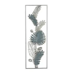 Anahaw Metal Wall Art, Multicolour – 31x89.5 Cm