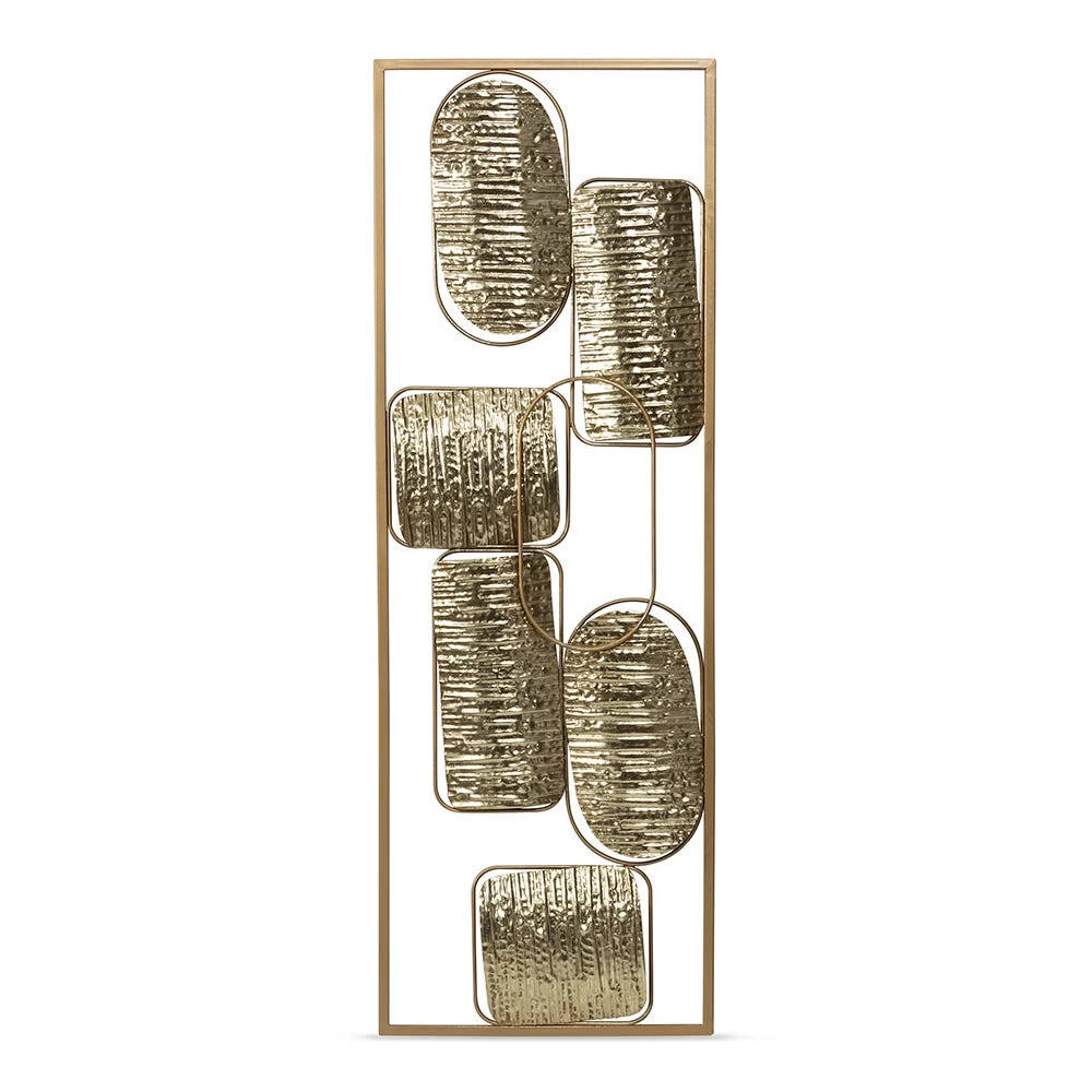 Tori Wall Decor, Gold - 31x90x3 Cm 1 Tori Wall Decor, Gold - 31x90x3 Cm