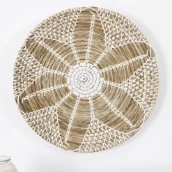 Mowhak Wall Decor, White & Natural - 45cm