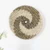 Mowhak Wall Decor, White, Natural, & Black - 30cm