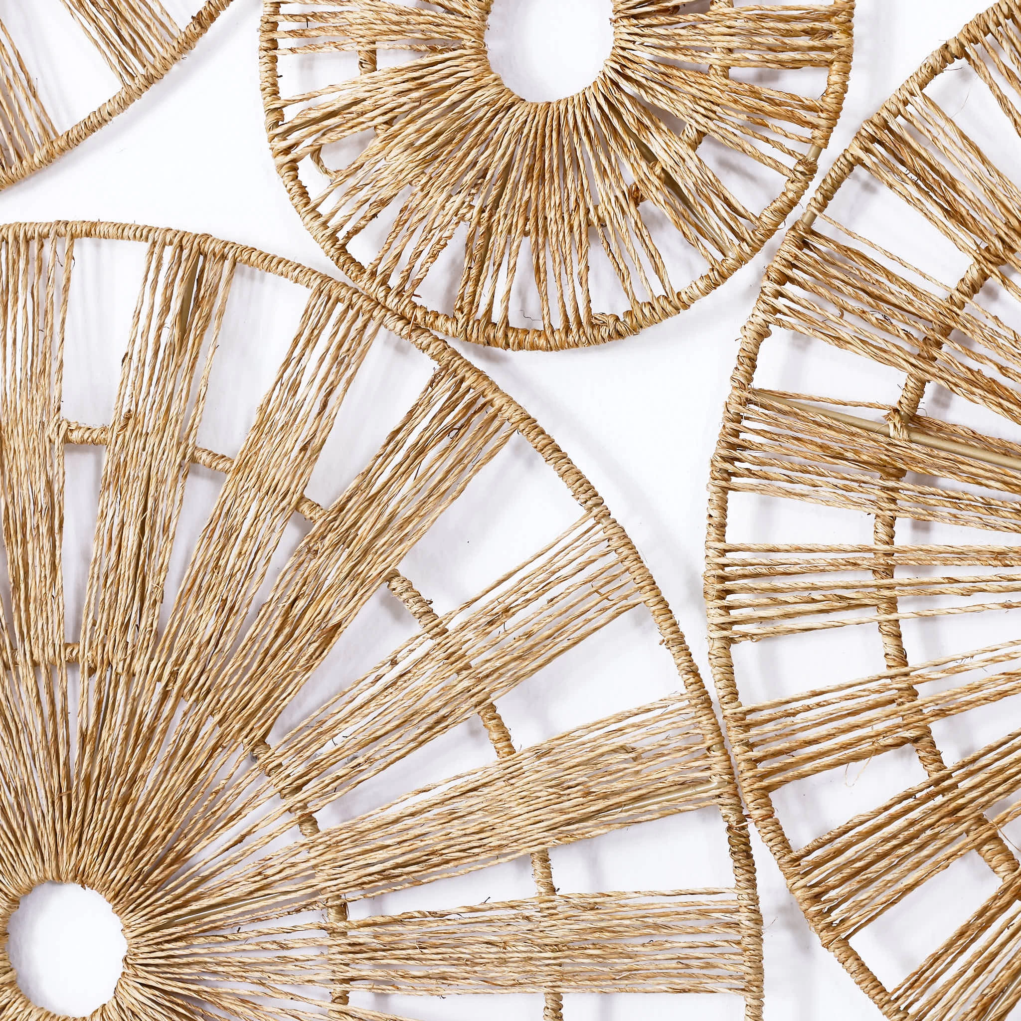 Mowhak Set Of 7 Wall Decor, Natural 2 Mowhak Set Of 7 Wall Decor, Natural - Image 2