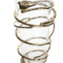 Birdie Flower Vase, Gold & Clear -decoration 5110400100202 3