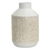 Lana Bamboo Lacquer Vase, Natural & White