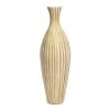 Helen Tall Vase, White & Natural - 20x64 Cm