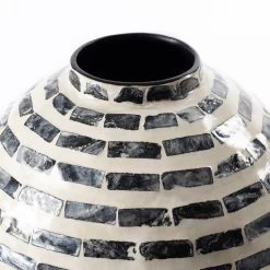 Usaf Vase, White & Grey - 26x35 Cm -decoration 5110400200575 3