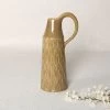 Alvar Stoneware Jug, Ochre – 32.5 Cms