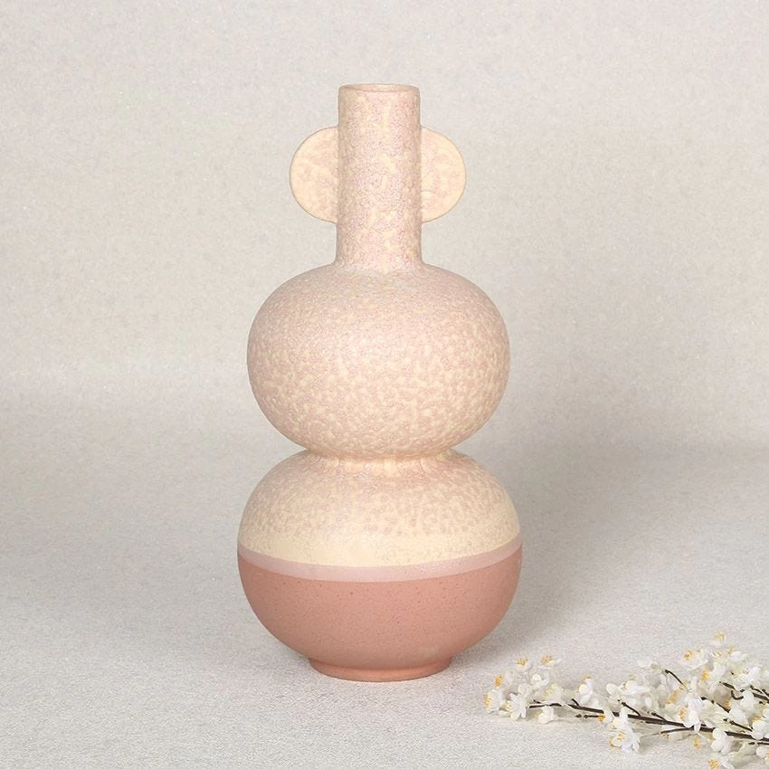 Melany Vase, Pink – Large, 20x41 Cms 1 Melany Vase, Pink – Large, 20x41 Cms