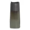 Irises Flower Vase, Black & Sage Green - 16x37.5 Cms